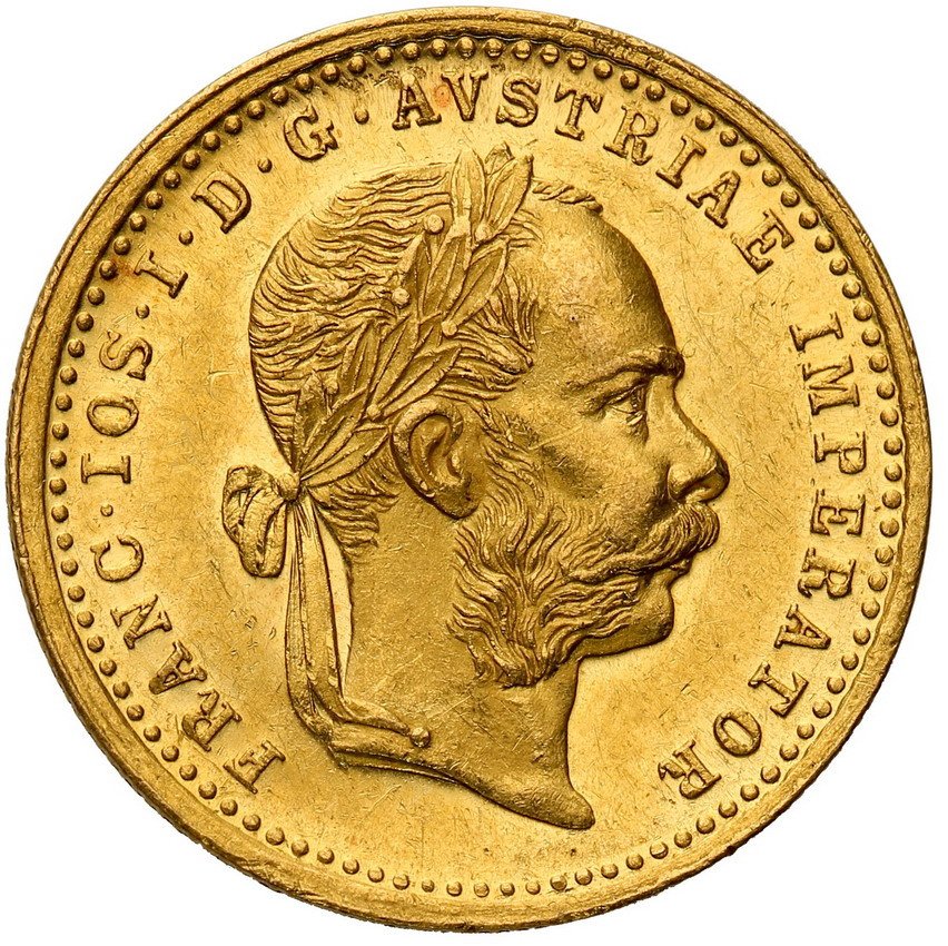 Austria. Franciszek Józef dukat 1877 A- Wiedeń